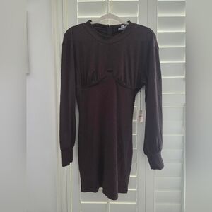 Superdown Womens Ribbed Dress